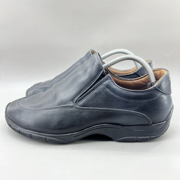 Allen Edmonds Weekender Loafers Men Size 8 EEE Wide Black Leather Slip On Shoes - Picture 3 of 10